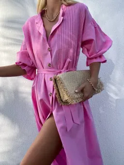 La Boheme Poppy Dress Bubblegum Pink One Size for rent on The Volte - image 4