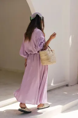 La Boheme Poppy Dress Tropical Violet One Size  for rent on The Volte - image 2