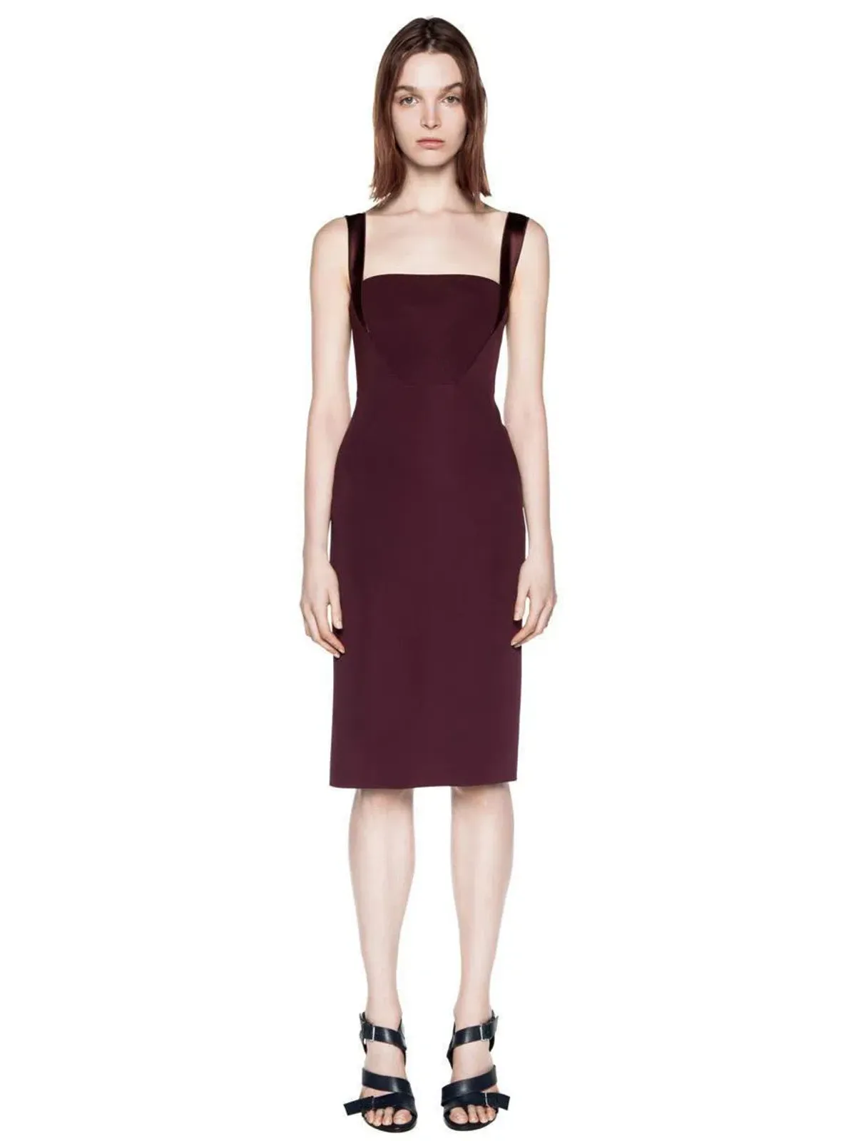 Dion Lee Spliced Silk Pinafore Dress Size 10 - Image 1