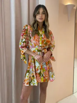 Acler Hendrix Dress Floral Size AU 12 for rent on The Volte - image 3