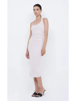 Bec & Bridge Cyndie Halter Midi Dress in Vanilla Bean Size AU 8 for rent on The Volte - image 2
