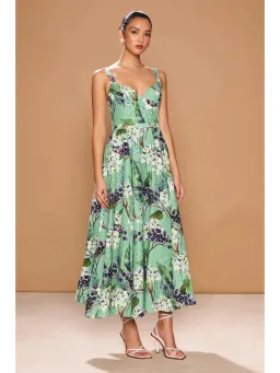Sonya Verona Dress In Fiori Di Sambuco Size AU 12 for rent on The Volte - image 2