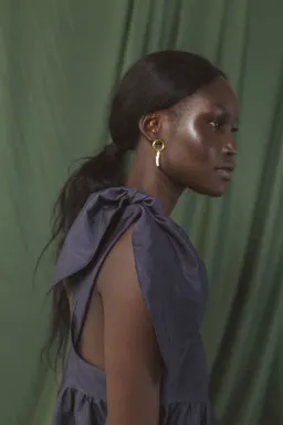 Autark Label Tier Dress Navy Size 10 for rent on The Volte - image 3