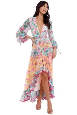 Rococo Sand Nesh Dress in Floral Size 8 for rent on The Volte - image 6