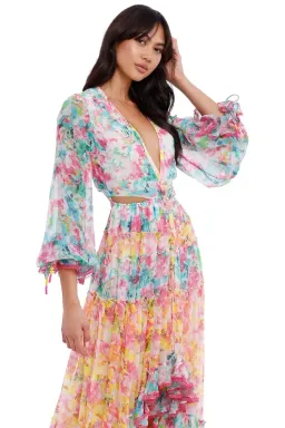 Rococo Sand Nesh Dress in Floral Size 8 for rent on The Volte - image 5