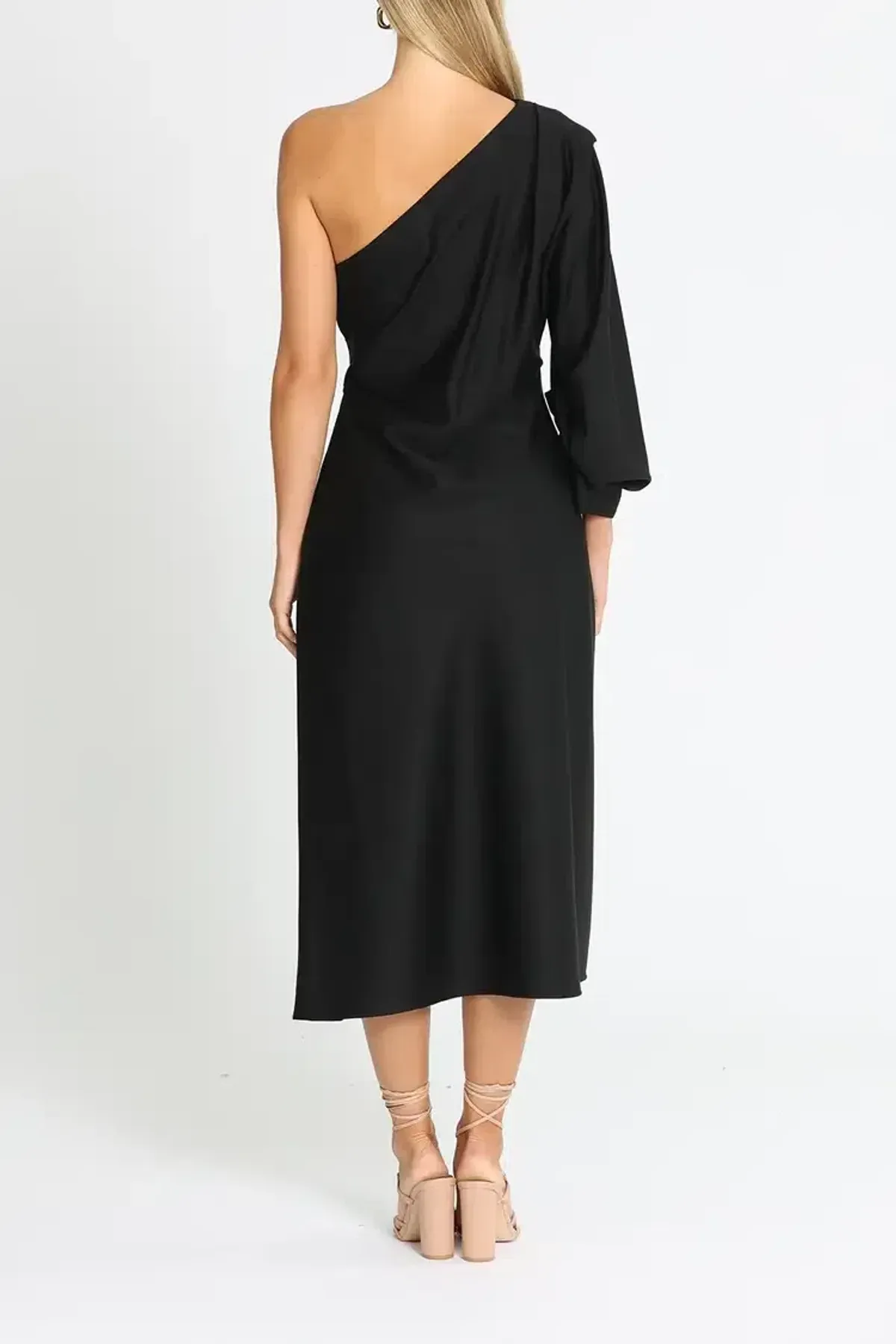 Arnsdorf Wendy Midi Dress in Black Size 12 - Image 3