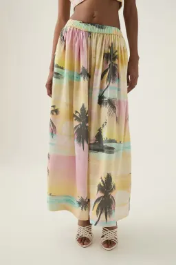 Aje Nicolette Maxi Skirt and Nicolette Elasticated Top size 8 for rent on The Volte - image 5