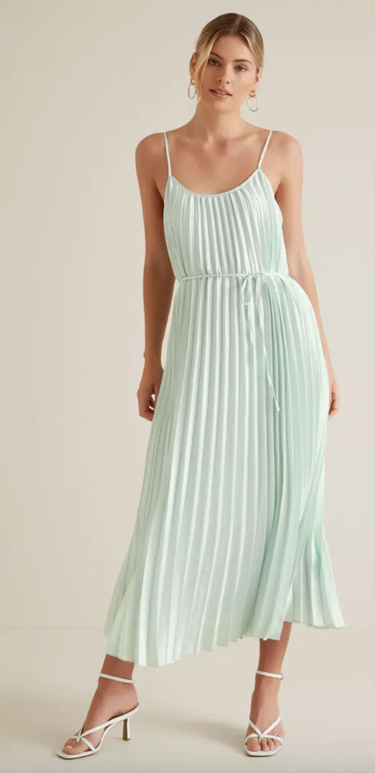Seed Pleated Maxi Dress - Size 12 - Image 1