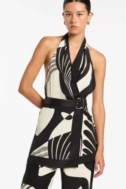 SIR THE LABEL REALISME WRAP HALTER MINI DRESS. SIZE 1 / AU 6-8  for rent on The Volte - image 10