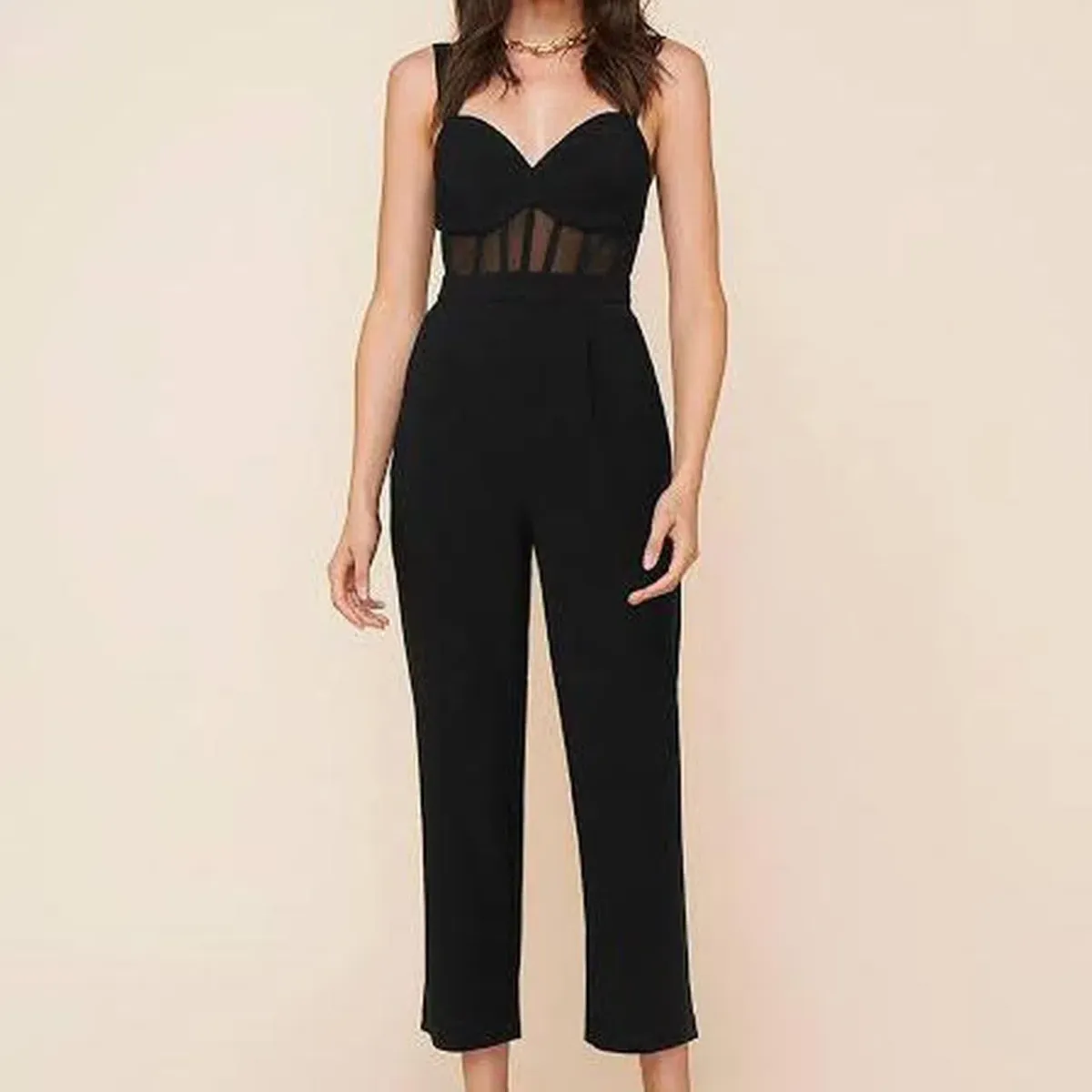 Sheike Drama Queen Black Jumpsuit Black Size 8 - Image 3