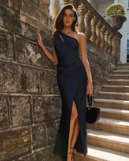 Sheike Matrix Maxi Gown Navy Size 14 for rent on The Volte - image 3