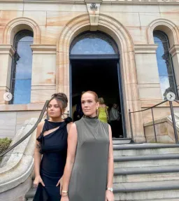 Coperni Asymmetric Flower Midi Dress Black (Size M/AU 6-8) for rent on The Volte - image 4