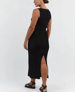 Dissh Sienna Knit Midi Dress Black Size L / AU 12 for rent on The Volte - image 2