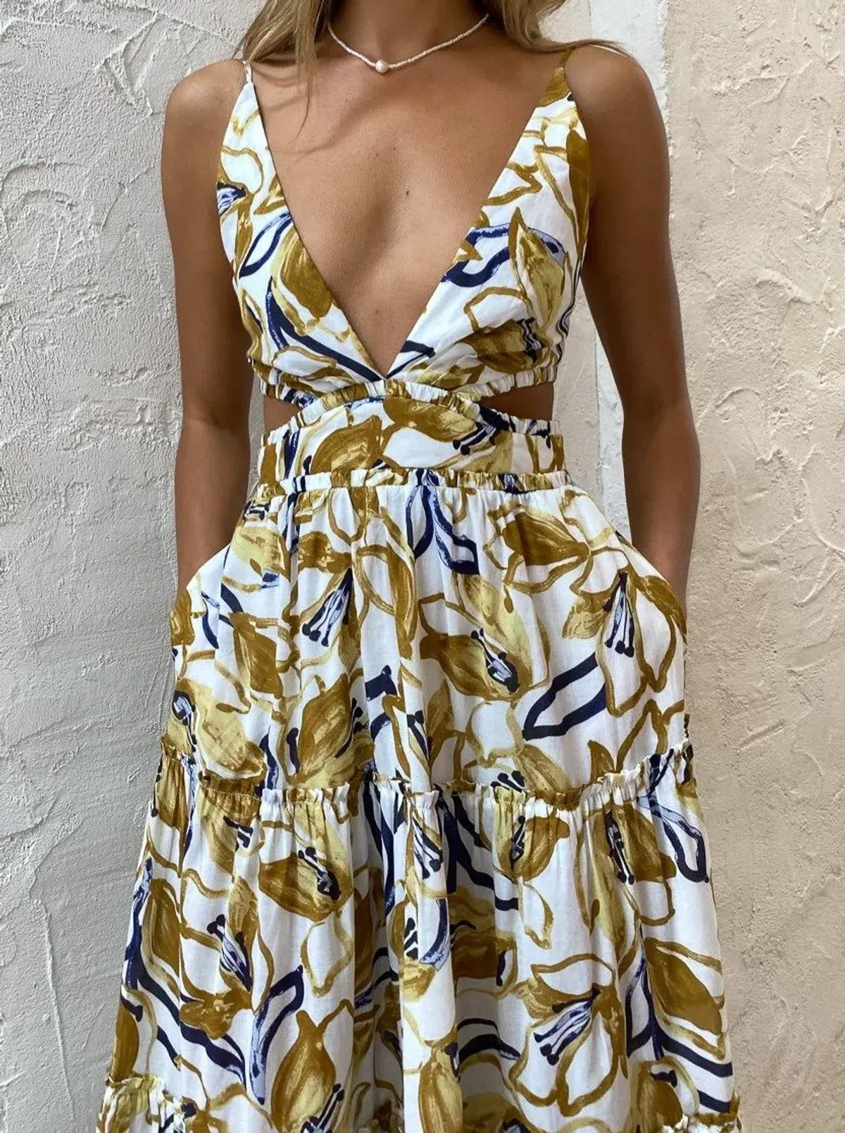 Bec & Bridge Eugenie Maxi Dress in Print Size AU 14 - Image 3