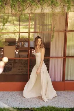 Manning Cartell Double Time Pleat Dress Nougat Size AU 10 for rent on The Volte - image 5