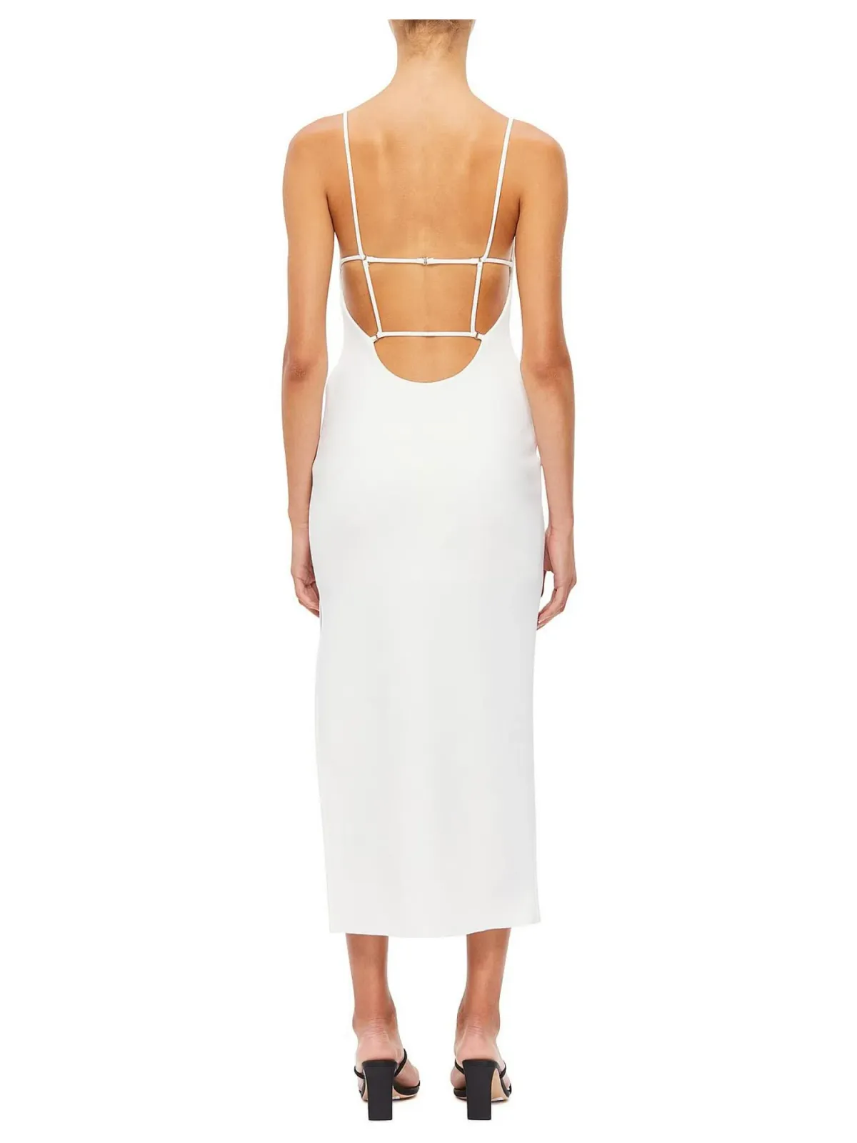Bec & Bridge Elroy Midi Dress in White Size AU 8 - Image 3