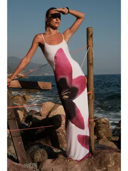 With Harper Lu Slip Dress Pearl Lily Floral Size Small / AU 8 for rent on The Volte - image 1