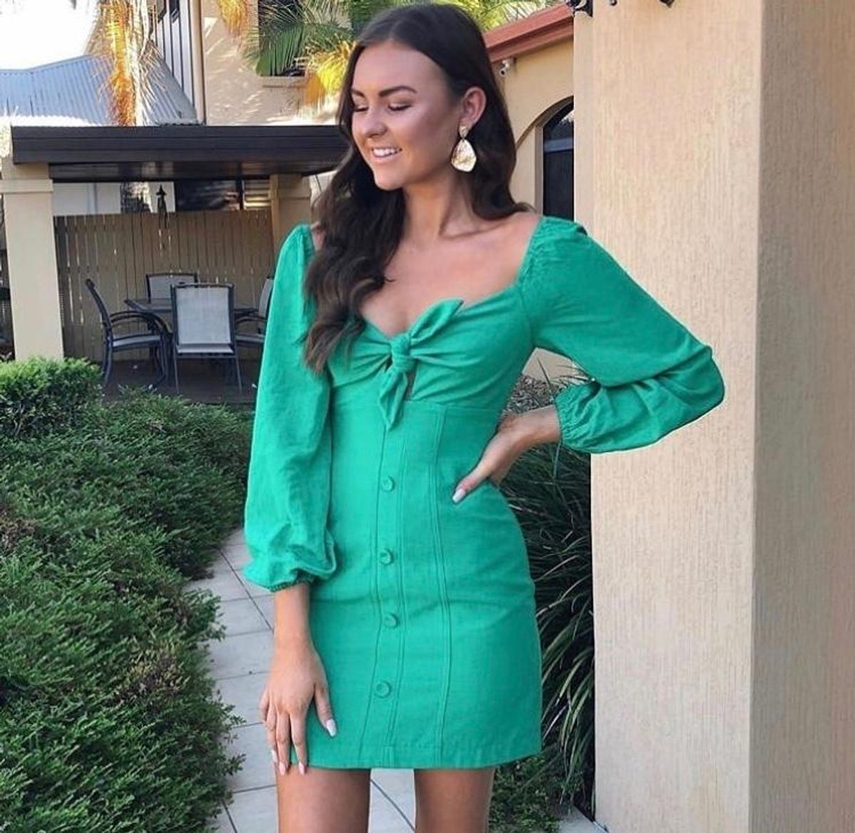 Sheike Green with Envy dress size 10  - Image 1