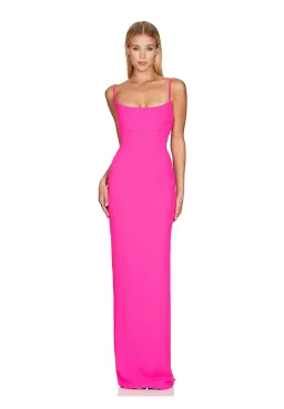 Love Nookie Bailey Maxi Dress Neon Pink Size 6 for rent on The Volte - image 1