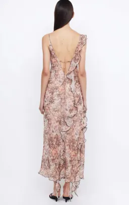 Bec & Bridge Courtney Frill Maxi Dress Versailles Floral Size 10 for rent on The Volte - image 3