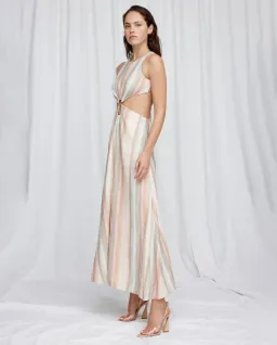 Significant Other Jessica Maxi Dress Watercolour Stripe Size 6 for rent on The Volte - image 2