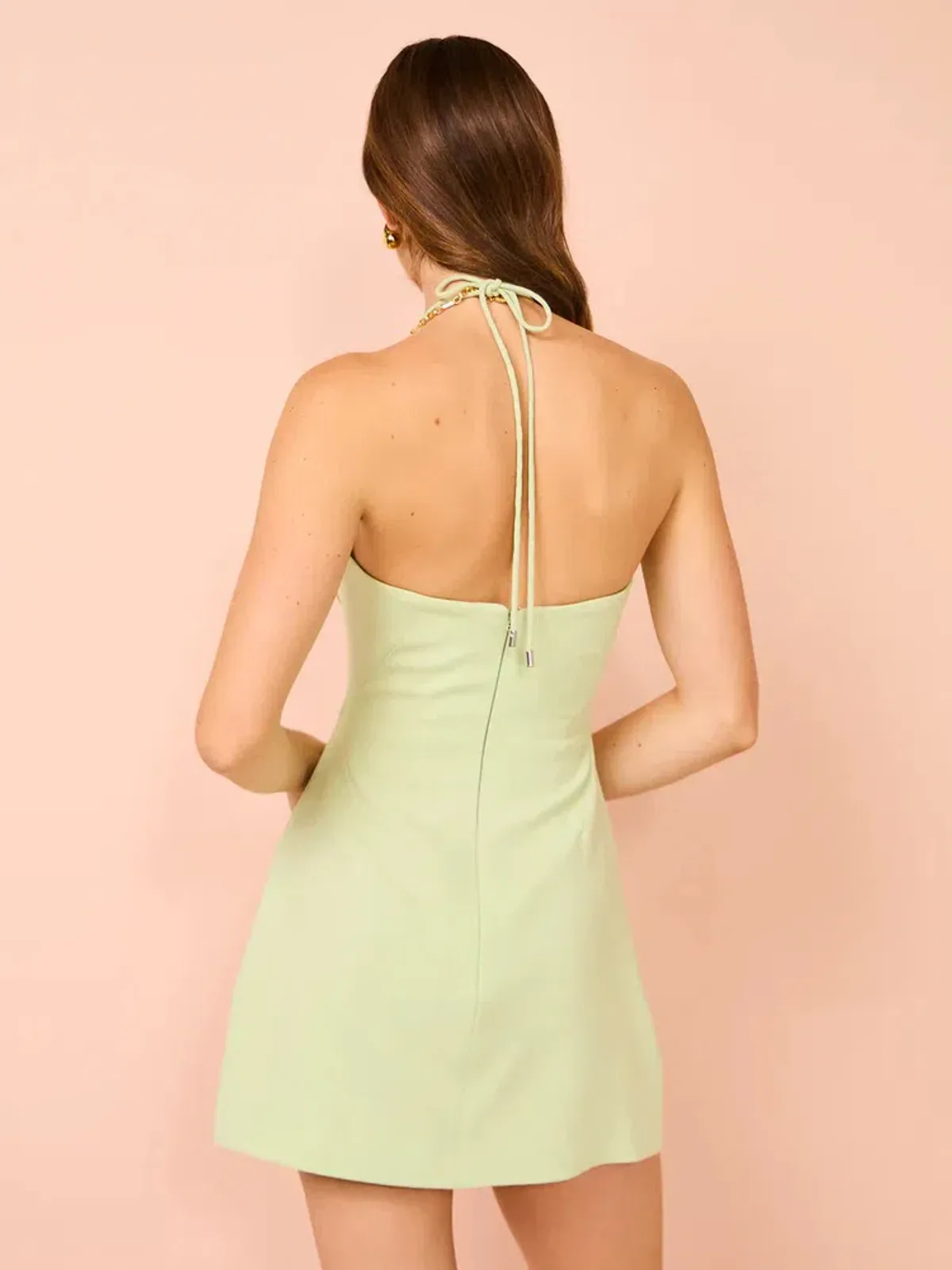 Rachel Gilbert Lucie Mini Dress In Seafoam Size 2 / AU 10  - Image 3