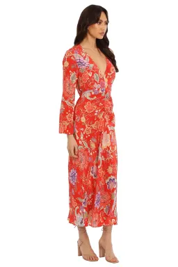 Rixo London Mel Maxi Dress Floral Size 10 for rent on The Volte - image 2