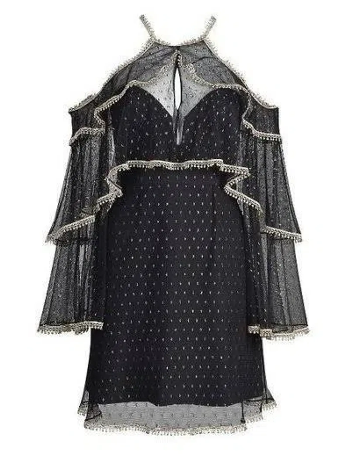 Thurley Moondance Mini Dress in Black Size AU 10 - Image 4