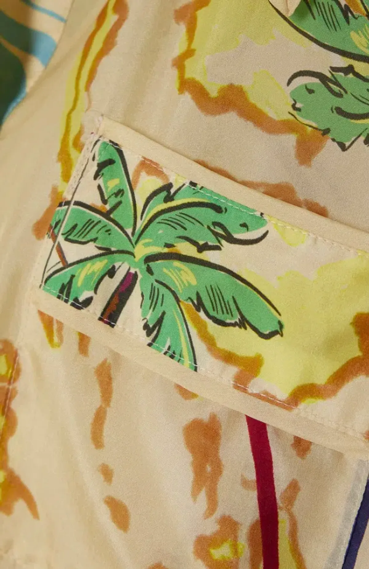  Zimmermann Alight Short Sleeve Shirt And Draw Waist Shorts Set Nautical Map Size 0/Au 8 - Image 4