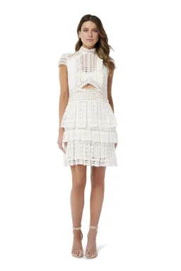 Thurley Tropic Of Capricorn Dress Ivory White Size 6 for rent on The Volte - image 1