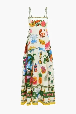 Alemais Paradiso Sundress Multi Print Size Au 10 for rent on The Volte - image 3