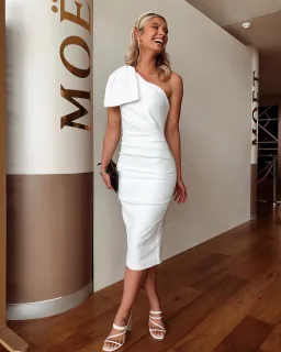 Sheike Verona Dress White Size 16  for rent on The Volte - image 1