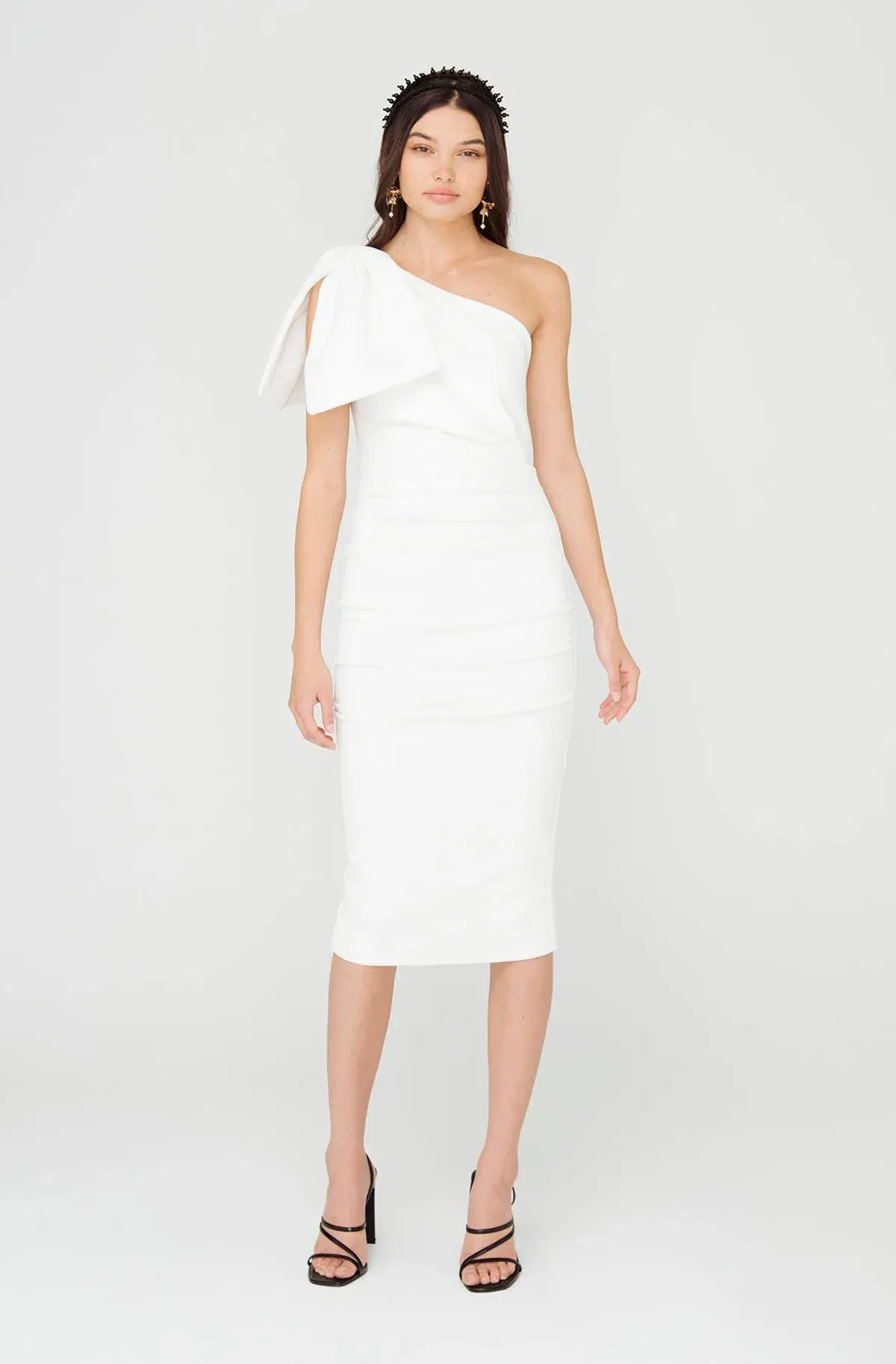 Sheike Verona Dress White  Size 14  - Image 5