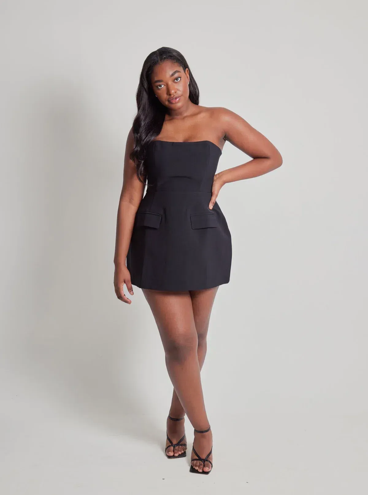 Odd Muse The Ultimate Muse Strapless Dress in Black Size 14 - Image 5