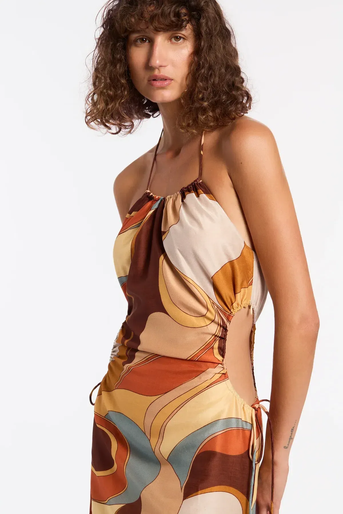 Sir The Label Vista Halter Dress Vista Print Size 6 - Image 2