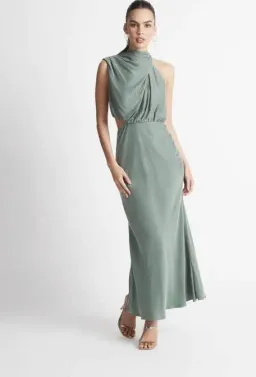 Sheike Park Ave Dress in Sage Size 16 for rent on The Volte - image 3