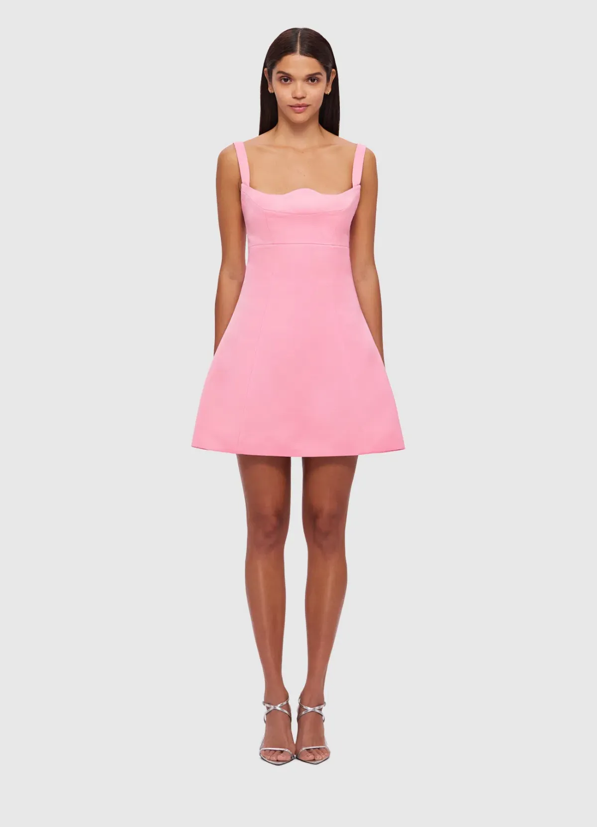 Leo Lin Jacinta Mini Dress Bubblegum Size 8  - Image 3
