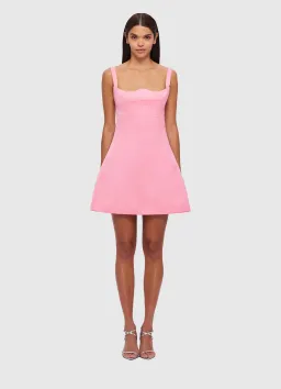 Leo Lin Jacinta Mini Dress Bubblegum Size 8  for rent on The Volte - image 3