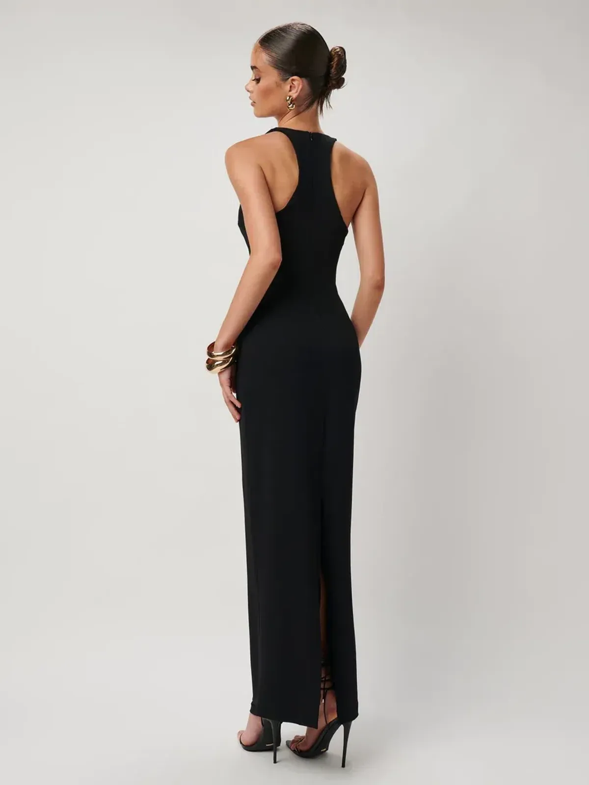 Effie Kats Eiza Gown Black Size 12 - Image 3