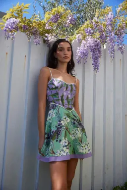 Sonya Moda Betinna Spliced Mini Dress Multi Floral Size 16 for rent on The Volte - image 4