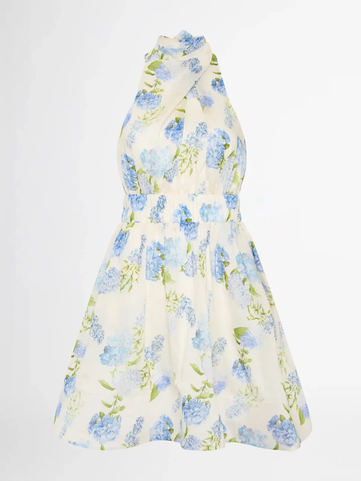 Sheike Blue Bell Mini Dress Floral Size 14 - Image 6