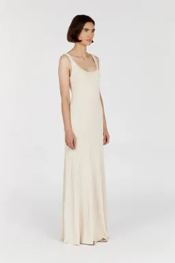 Dissh Bella Knit Maxi Dress Butter Size S / AU 8  for rent on The Volte - image 2