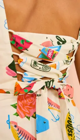 Alemais Samaki Mini Dress Multi Size 10 for rent on The Volte - image 2