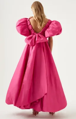 Aje Manifestation Gown Fuchsia Size 8 for rent on The Volte - image 4