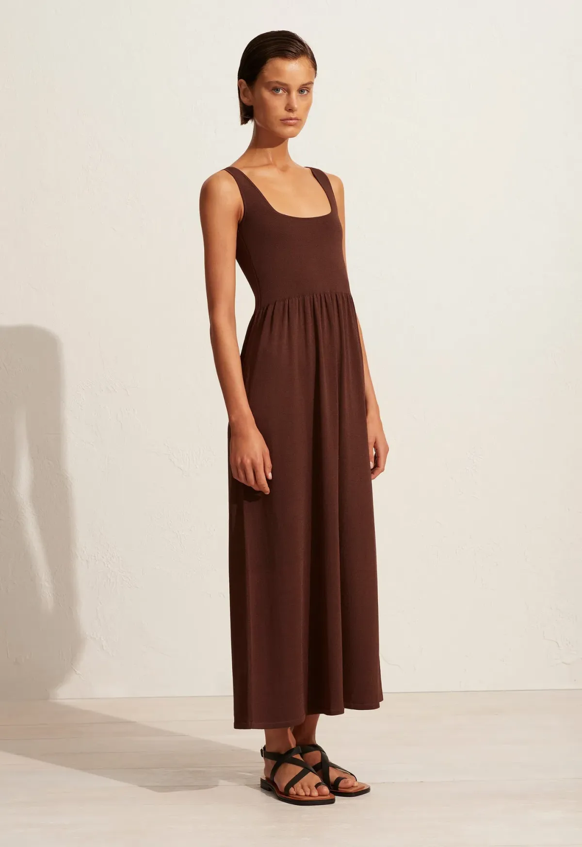 Matteau Classic Knit Dress Brown Size 3 / AU 10 - Image 2