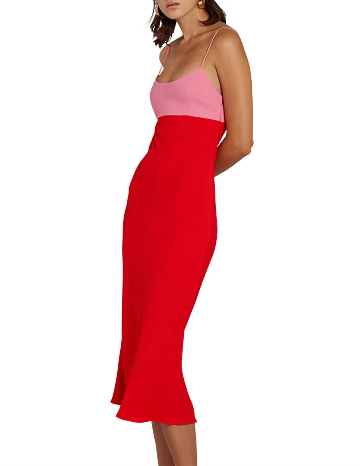 By Johnny Zinnia Slip Midi Dress Multi Size 6 - Image 3