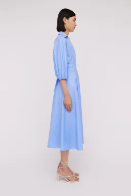 Scanlan Theodore Parachute Shirt Dress in Blue Size 10 for rent on The Volte - image 2