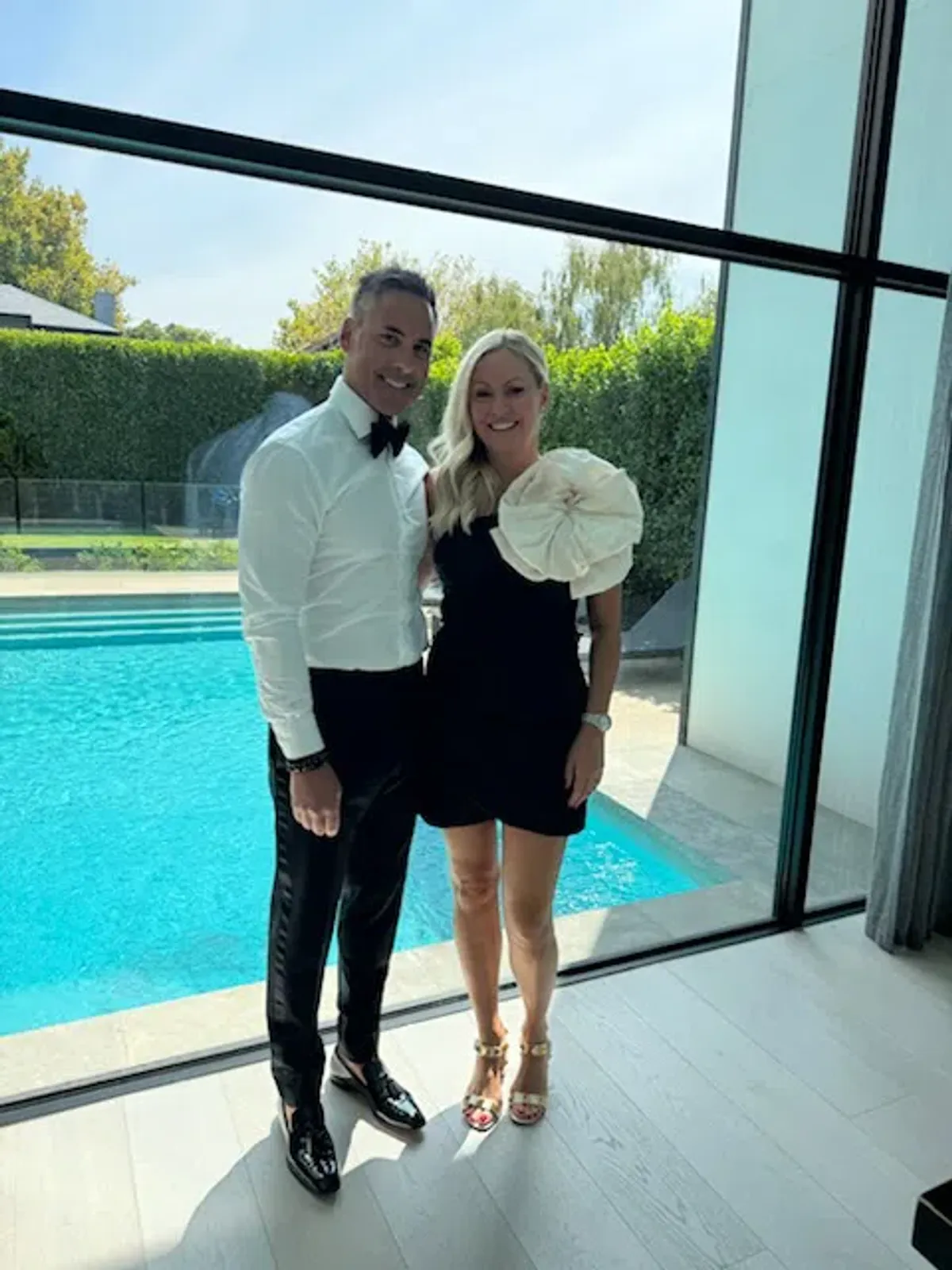 Rachel Gilbert Evana Mini Black White Size 3/AU 12 - Image 3