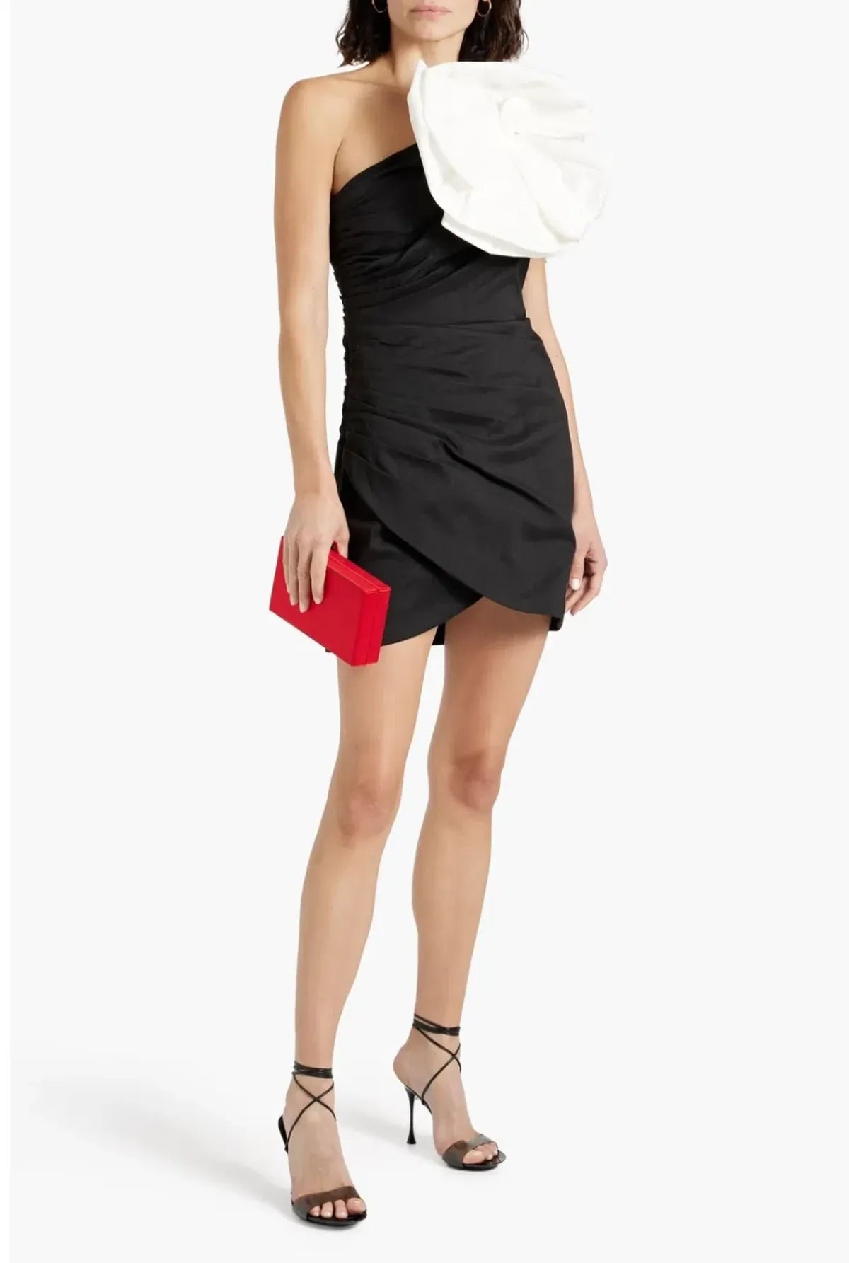 Rachel Gilbert Evana Mini Black White Size 4/AU 14 - Image 1