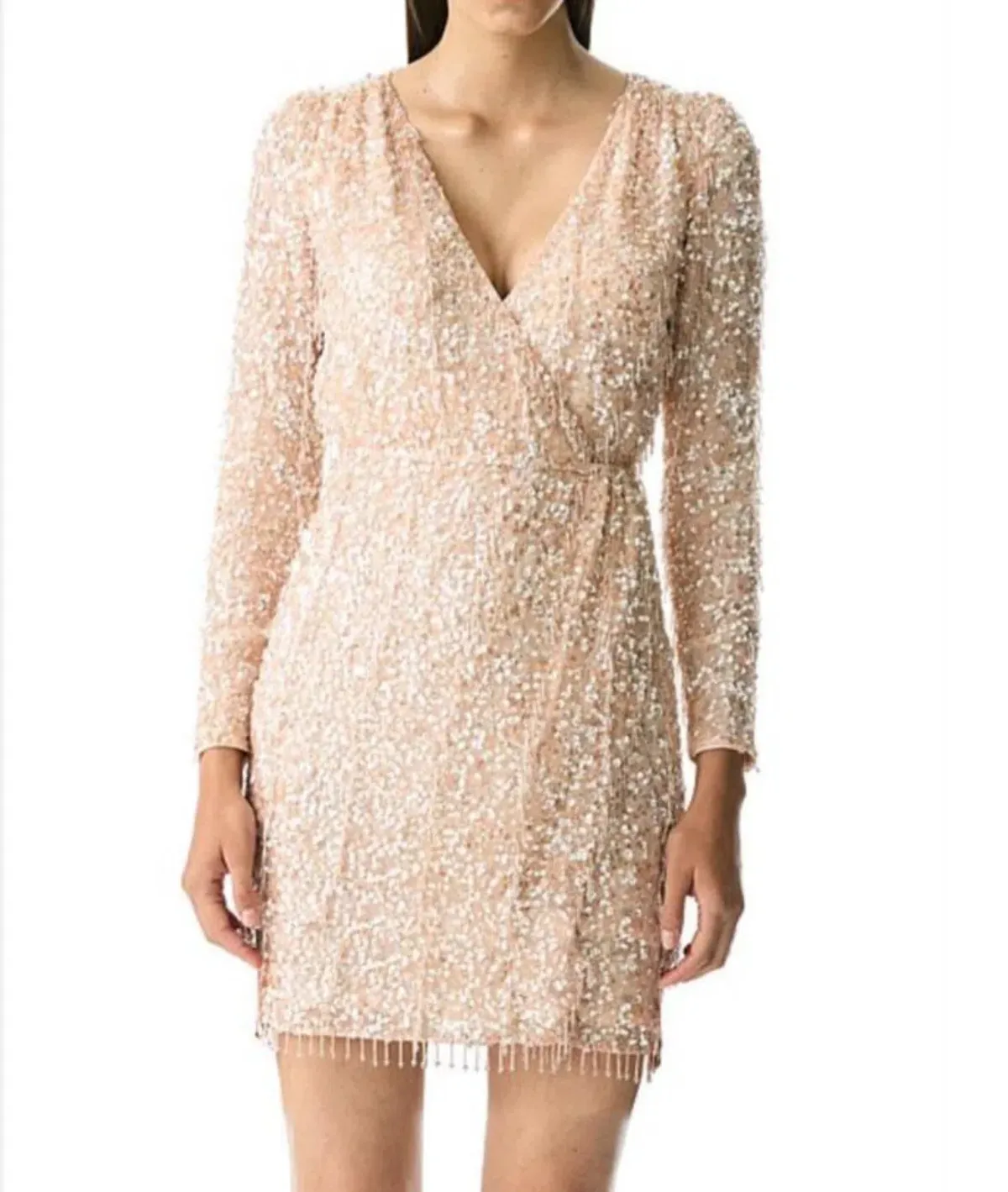 Rachel Gilbert Belle Mini Dress Pink Size 0/AU6 - Image 2